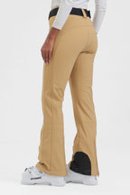 Women's black fleece-lined ski pants by Les Odettes, slim fit with wearable design and ski-ready warmth.