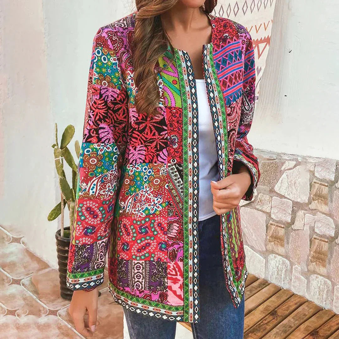 Women’s Vintage Knit Button Cardigan – Classic Pattern Style