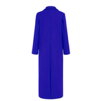 Longline winter trench coat by Les Odettes with classic collar, button closure, and tailored fit in a neutral color.