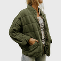 Hazel™ elegant jacket by Les Odettes featuring a tailored fit, soft fabric, and stylish design in a neutral color.