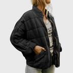 Elegant Hazel™ jacket by Les Odettes, featuring a tailored fit, soft fabric, and stylish design displayed in the image.