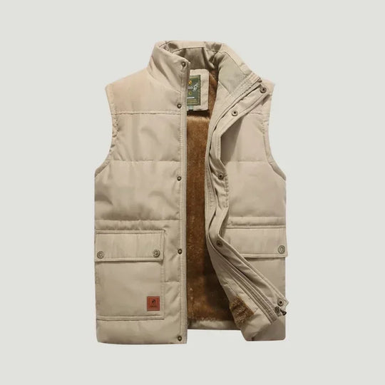 Men’s Lightweight Bodywarmer – Sleeveless Zip Vest for Transitional Weather