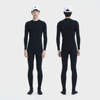 Women’s lightweight tech base layer set by Les Odettes, showing a fitted, high-experience women's base layer with breathable fabric.