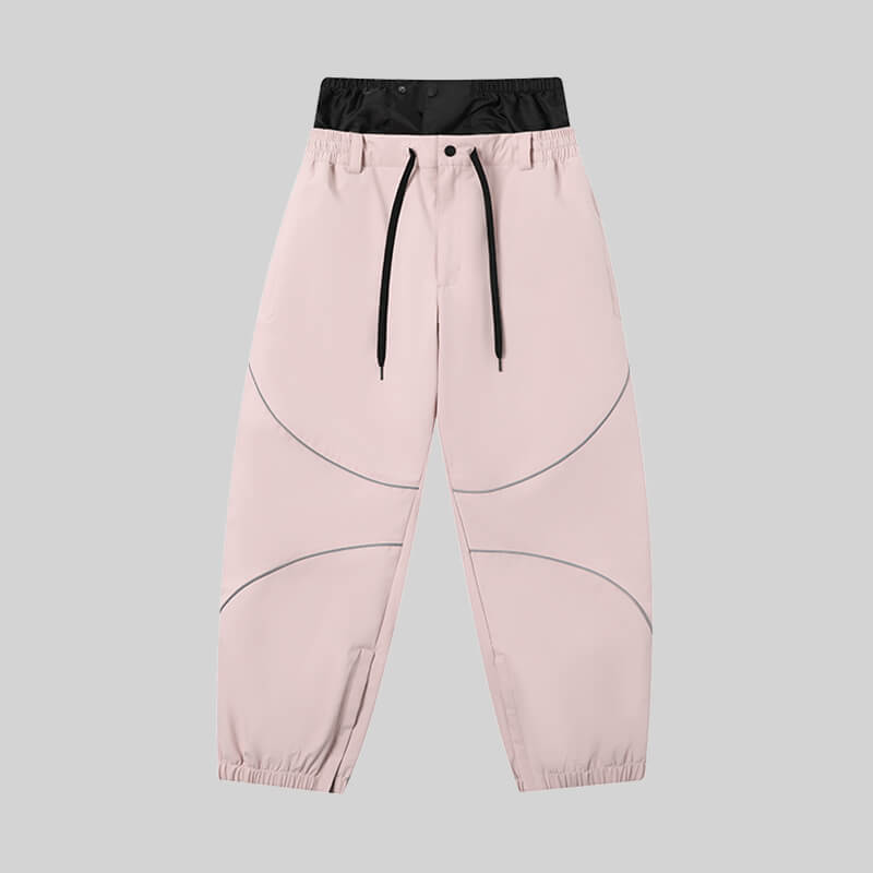 Men's Les Odettes ASHGREEN Winter Peak IcePro snowboarding pants with waterproof fabric and insulated design for winter sports.