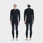 Women's lightweight tech base layer set by Les Odettes, featuring a fitted, high-experience design in XS size with breathable fabric.