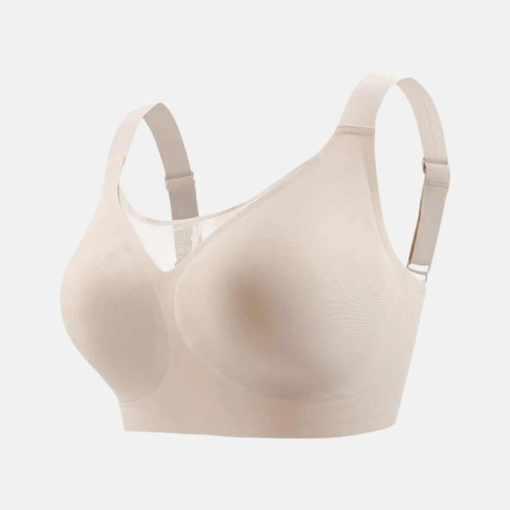 Wireless Seamless Tube Top Bra with Full Cup Support