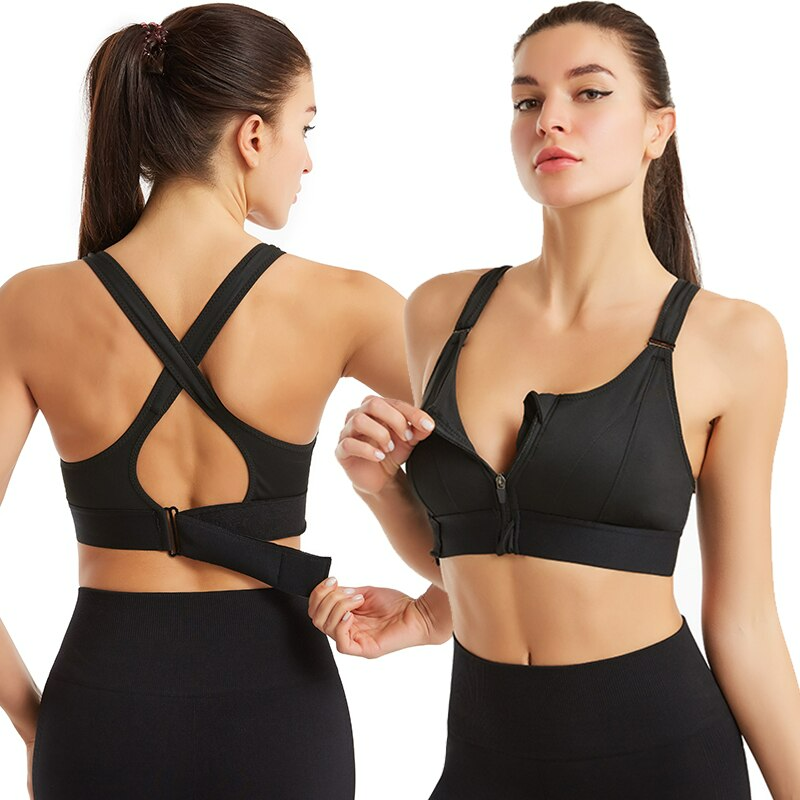 2 Pack Seamless High Support Sports Bras for Women