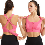 2 Pack Seamless High Support Sports Bras for Women