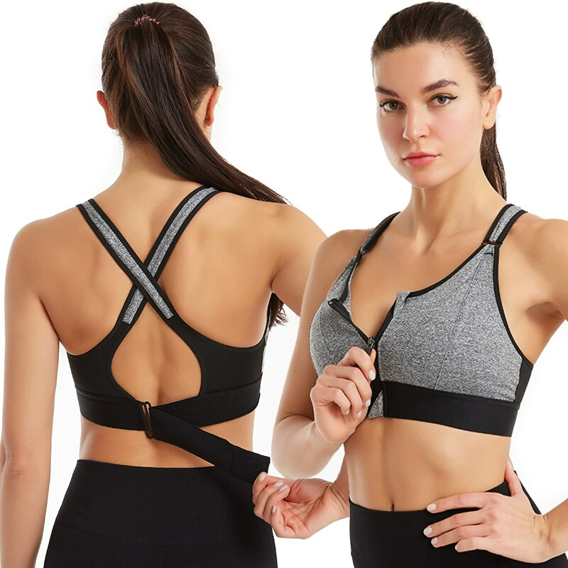 2 Pack Seamless High Support Sports Bras for Women