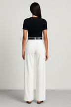 Tailored Wide-Leg Trousers