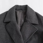 Ramona™ elegant coat by Les Odettes, soft and loose long winter jacket with a versatile casual design for women.