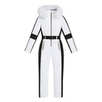Les Odettes Glamour Ski Suit Dolly monosuit in stylish outerwear, featuring a sleek snow suit design for winter sports.