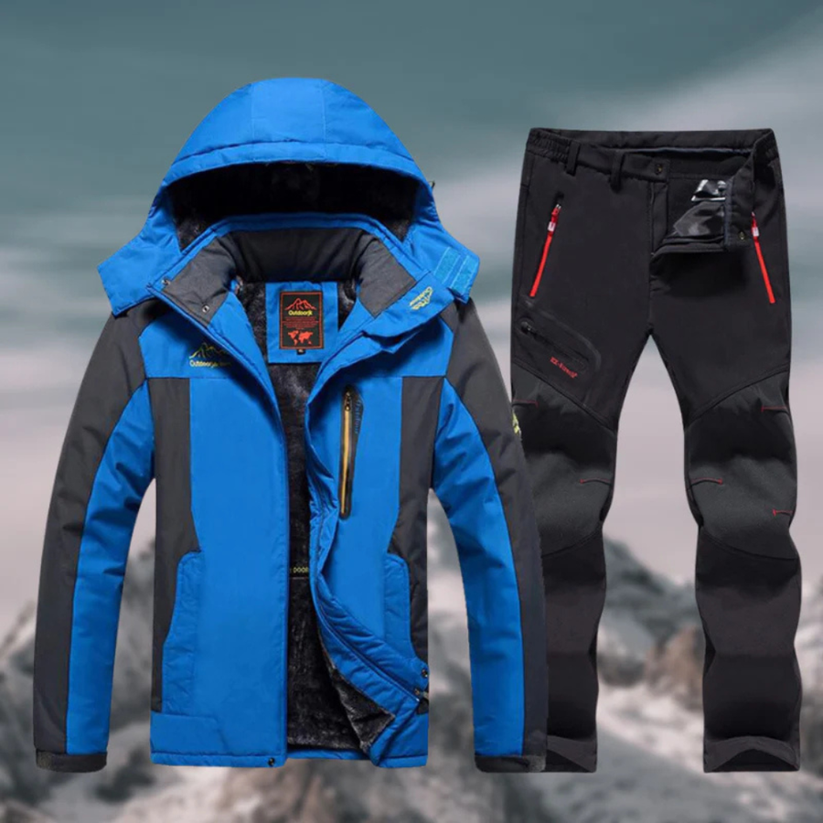 Men’s Ski Suit Set – Weather-Resistant Jacket and Pants for Winter Sports