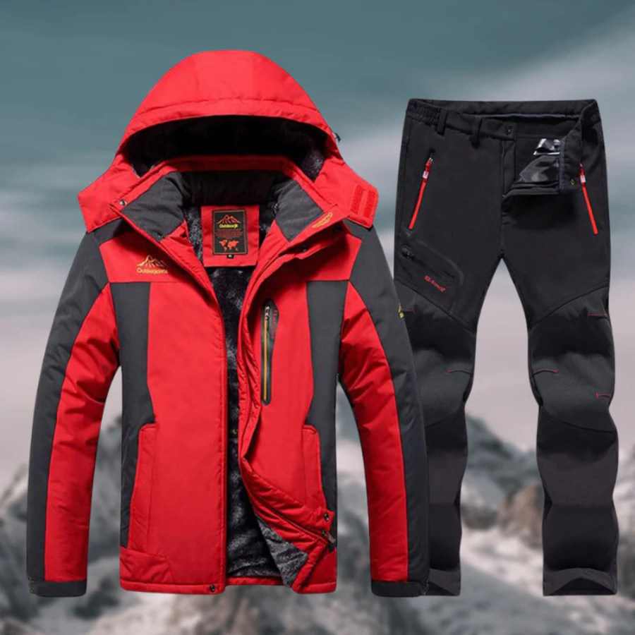 Men’s Ski Suit Set – Weather-Resistant Jacket and Pants for Winter Sports