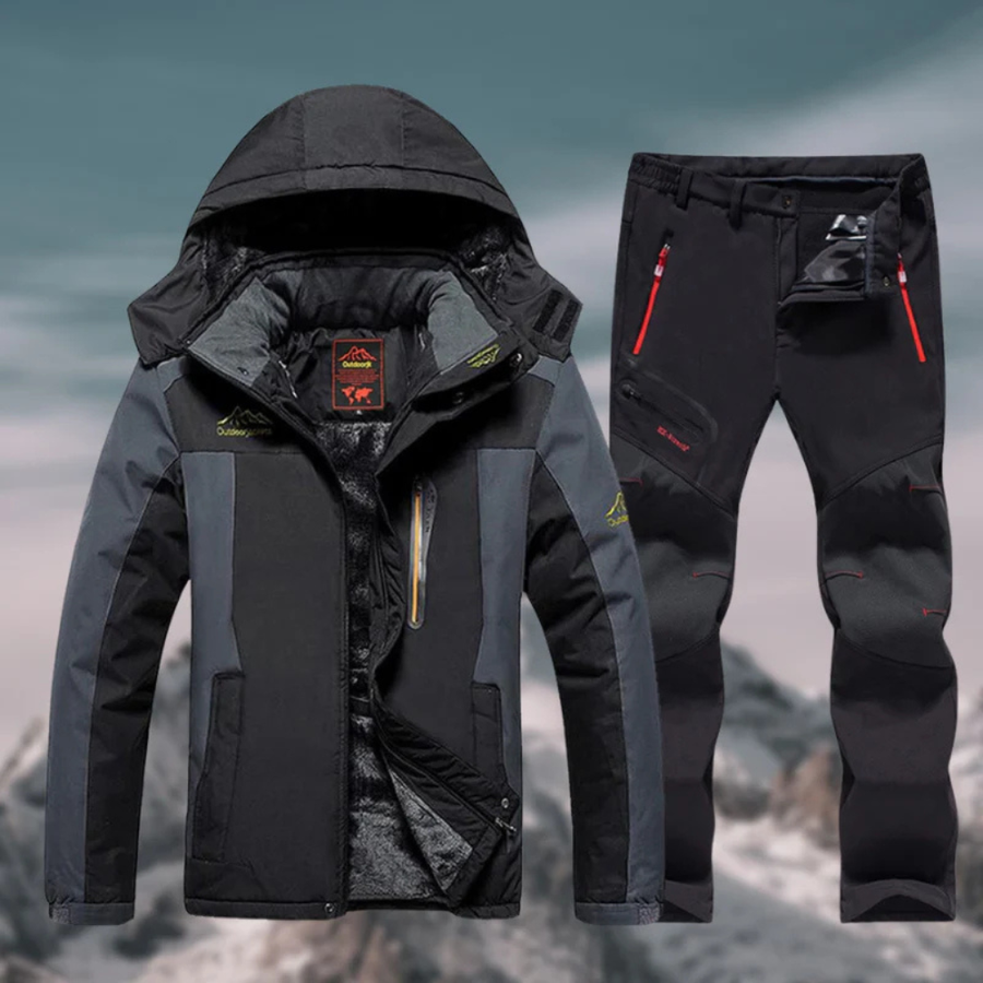 Men’s Ski Suit Set – Weather-Resistant Jacket and Pants for Winter Sports