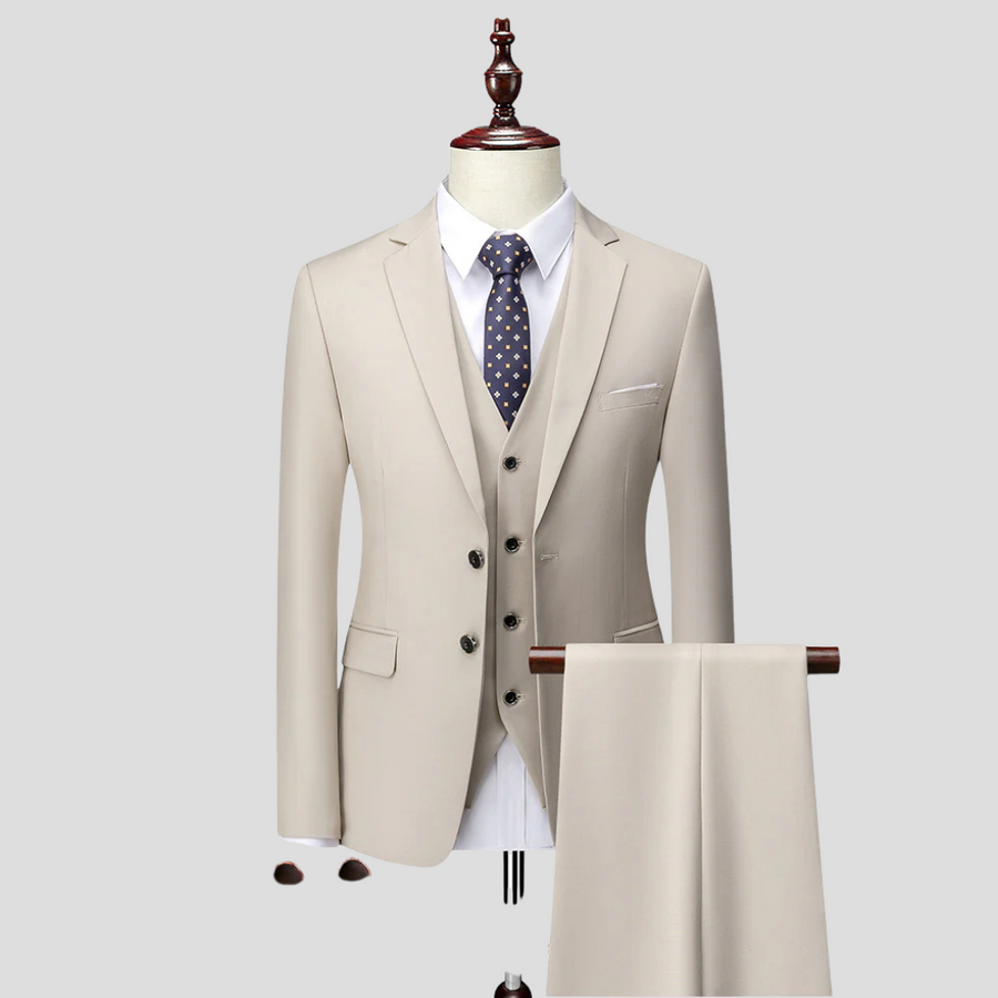 Men’s Formal Suit Set – Classic Blazer and Trousers for Business & Events
