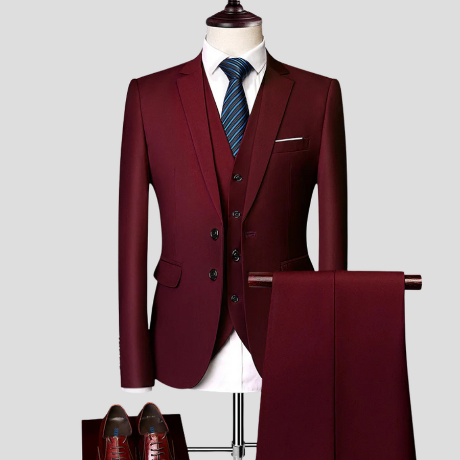 Men’s Formal Suit Set – Classic Blazer and Trousers for Business & Events