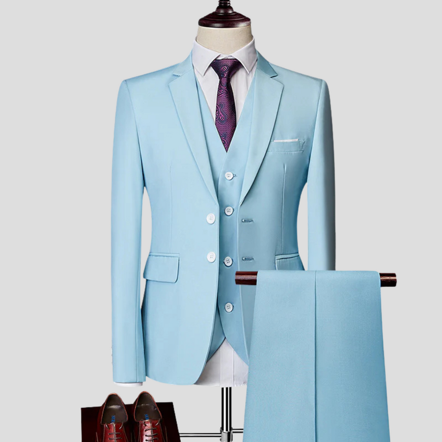 Men’s Formal Suit Set – Classic Blazer and Trousers for Business & Events