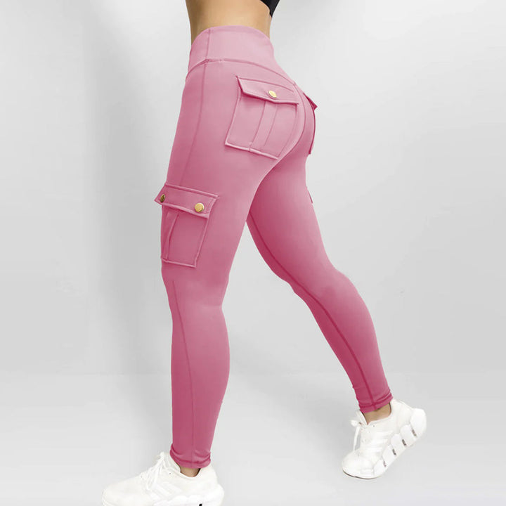 Women’s slim fit tailored trousers by Les Odettes, featuring a structured design and classic cut, shown in black fabric.