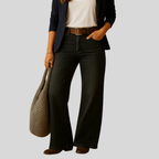 Women’s Straight Cut Trousers with Classic Fit and Clean Silhouette