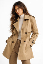 Women’s Classic Double-Breasted Trench Coat