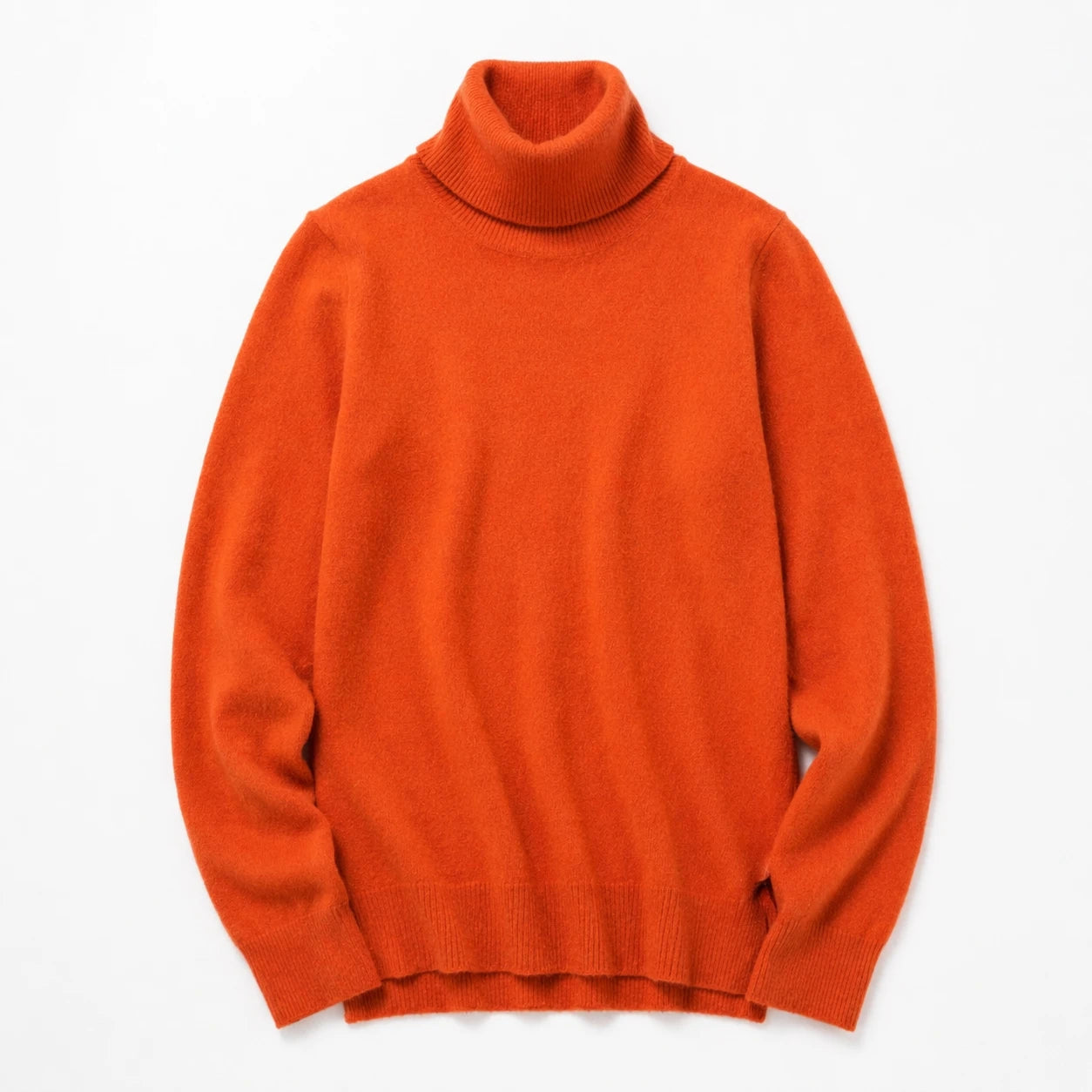 Women’s Fine-Knit Turtleneck Sweater – Slim Hip-Length Fit