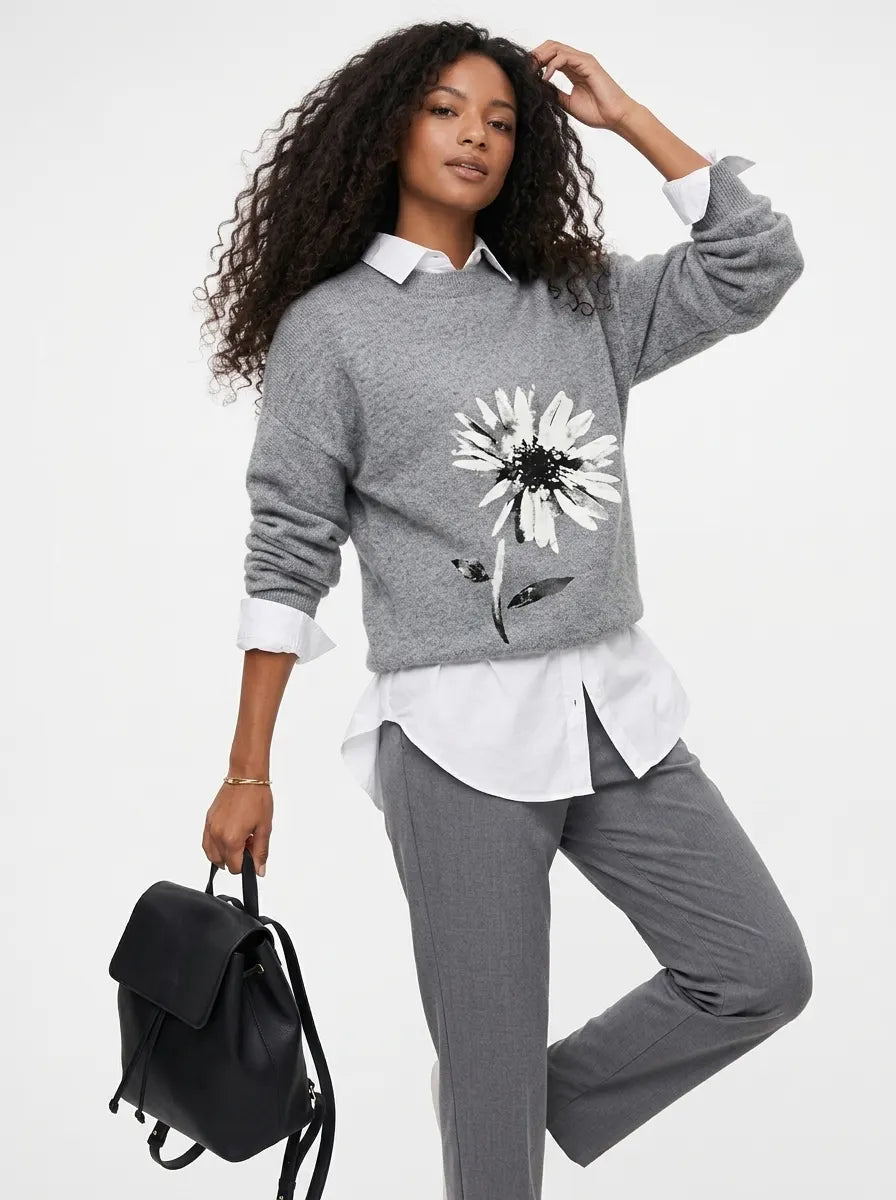 Women’s Soft Acrylic Sweater – Warm & Stylish Fit