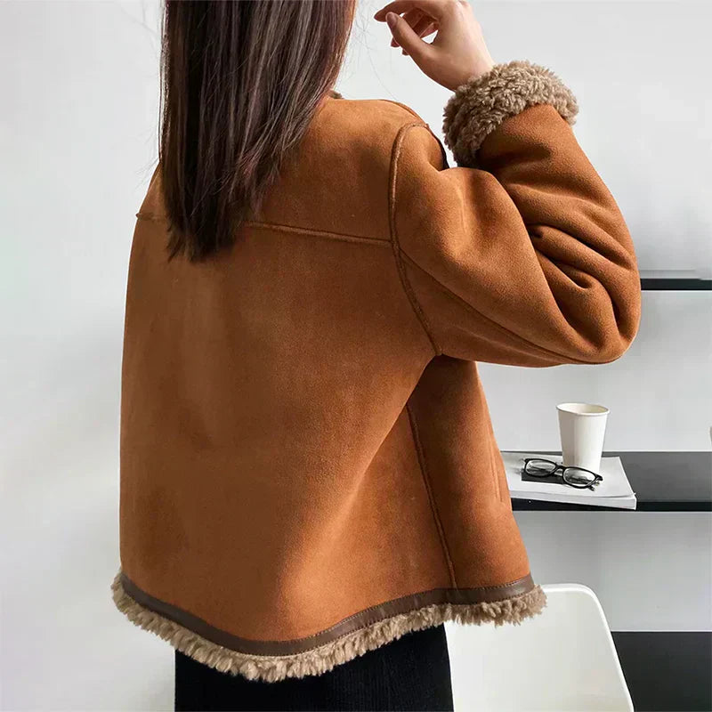 Elegant Audrey™ timeless jacket by Les Odettes, featuring classic tailored design and sophisticated style.