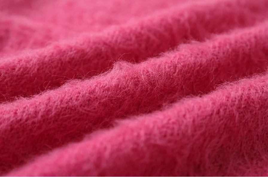 Women’s Mohair Turtleneck Sweater – Warm & Relaxed Fit