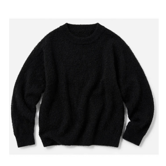 Women’s Wool-Like Crew Neck Sweater – Neutral Everyday Knit