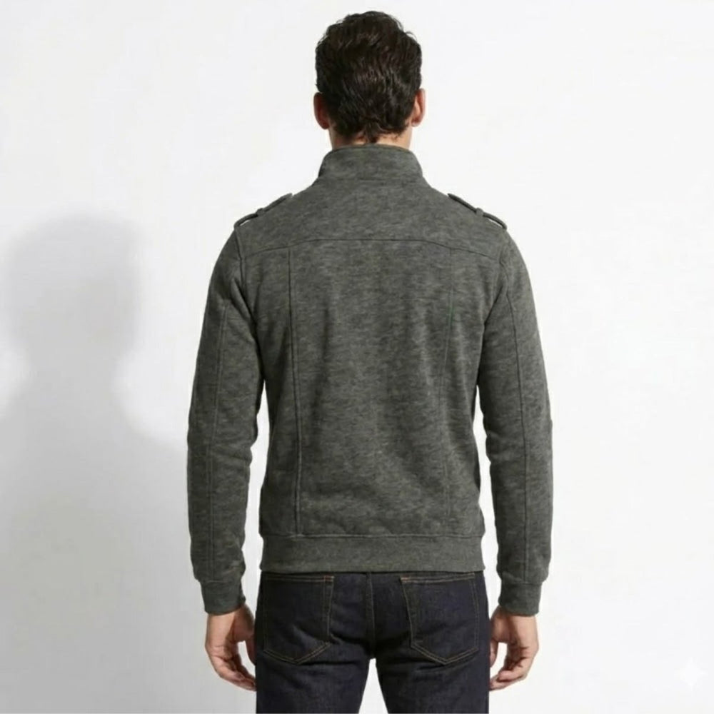 Men’s Bonded Knit Military Jacket