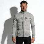 Men’s Bonded Knit Military Jacket