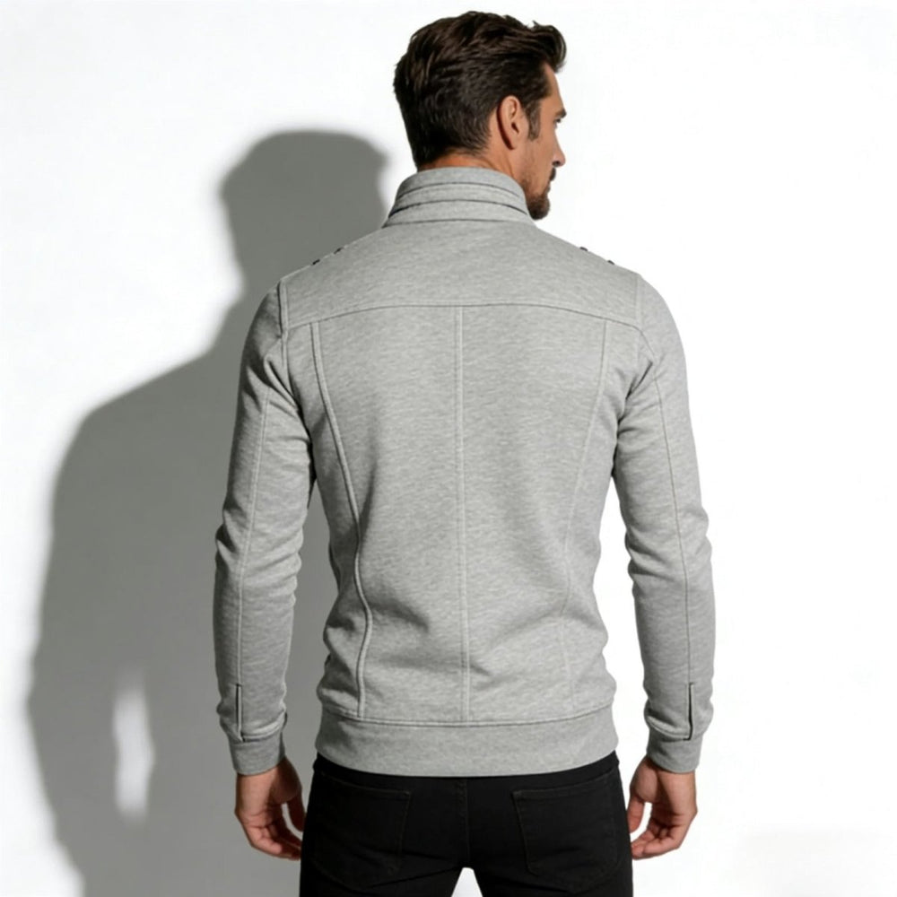 Men’s Bonded Knit Military Jacket