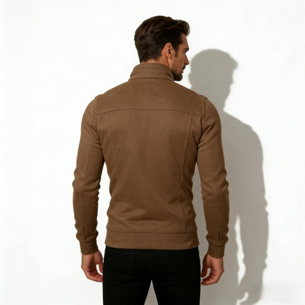 Men’s Bonded Knit Military Jacket