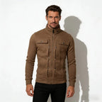 Men’s Bonded Knit Military Jacket