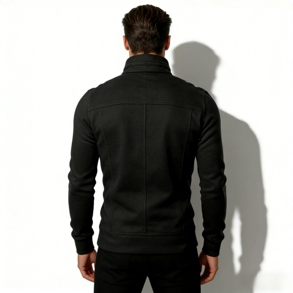 Men’s Bonded Knit Military Jacket