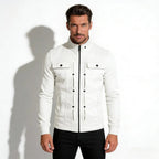 Men’s Bonded Knit Military Jacket