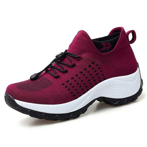Unisex Stretch Cushion Slip-On Shoes Lightweight Arch Support